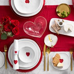Heart Salad Plates