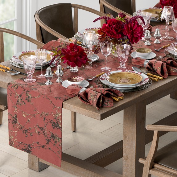 Lotus Tapestry Table Runner