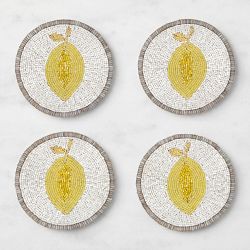 Joanna Buchanan Lemon Coasters, Set of 4