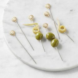 Joanna Buchanan Shell Cocktail Stirrers, Set of 6