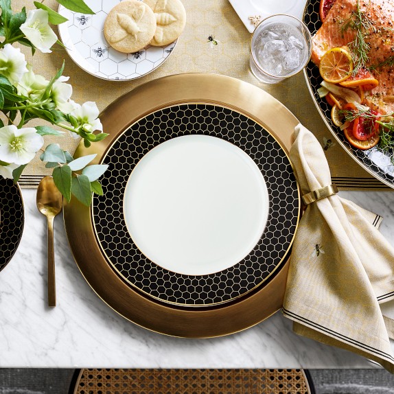 Honeycomb Dinner Plates | Williams Sonoma