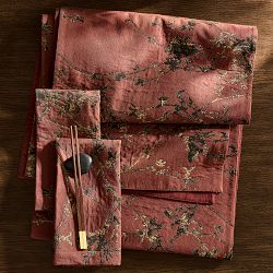 Lotus Tapestry Table Runner
