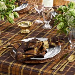 Autumn Plaid Tablecloth