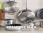 Video 1 for GreenPan™ Premiere Max Stainless-Steel Ceramic Nonstick Fry Pan, Set of 2