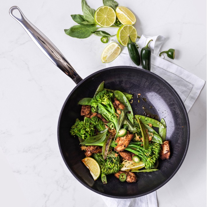 GreenPan Premiere Max Hard Anodized Ceramic Nonstick Wok, 11