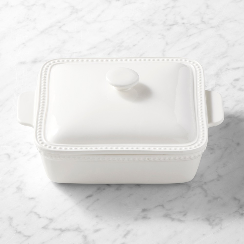 Williams Sonoma Essential Beaded Square Baker - 3-qt.
