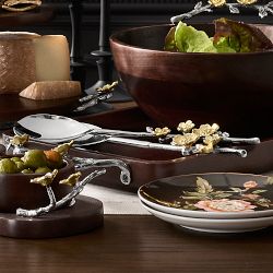Floral Vine Salad Servers