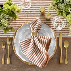 Ticking Stripe Napkins, Set of 4