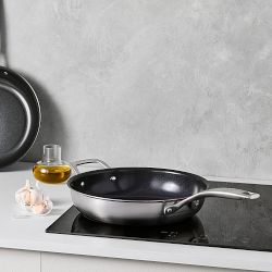 Le Creuset Essential Stainless-Steel Ceramic Nonstick Fry Pans