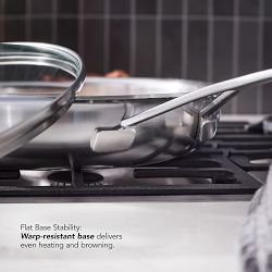 Demeyere Industry 5 Stainless Steel Sauté Pan, 3-Qt.