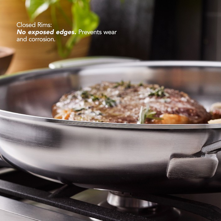 Demeyere Industry Stainless-Steel Essential Pan | Williams Sonoma