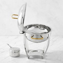 Williams Sonoma Stainless-Steel Oval Chafing Dish, 3-Qt.