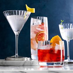 Williams Sonoma Reserve Optic Double Old-Fashioned Glasses