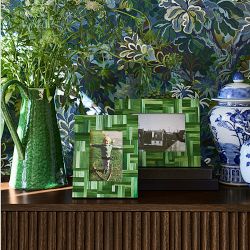 Mia Straw Marquetry Picture Frames