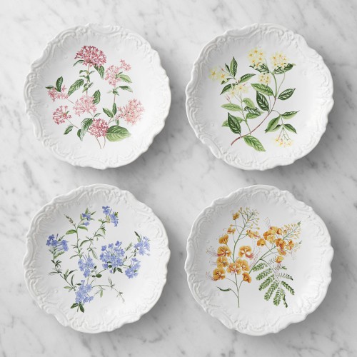 AERIN x Williams Sonoma Meadow Lace Salad Plates, Set of 4
