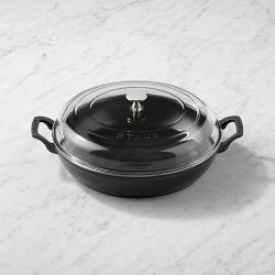 Staub Enameled Cast Iron Everything Braiser, 3.5-Qt., Black