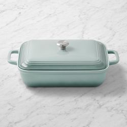 Le Creuset San Francisco Rectangular Covered Casserole, 4-Qt., Sea Salt