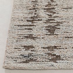 Bernice Performance Hand-Knotted Rug Swatch, 18" x 18", Natural