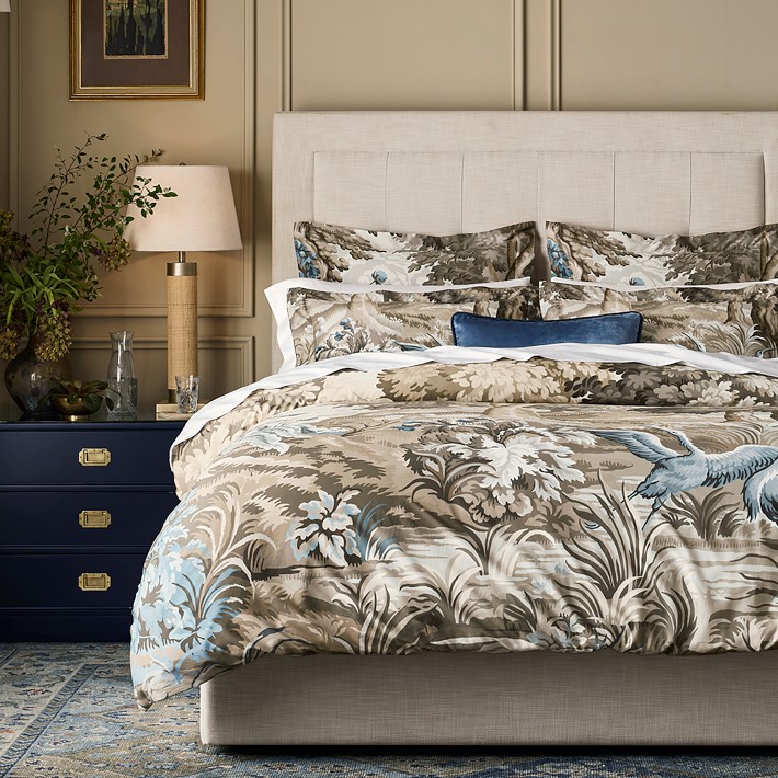 Scalamandré Shantung Duvet Cover & Shams | Williams Sonoma
