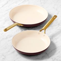 GreenPan™ Reserve Pro Ceramic Nonstick Fry Pan Set, 10" & 12", Bordeaux