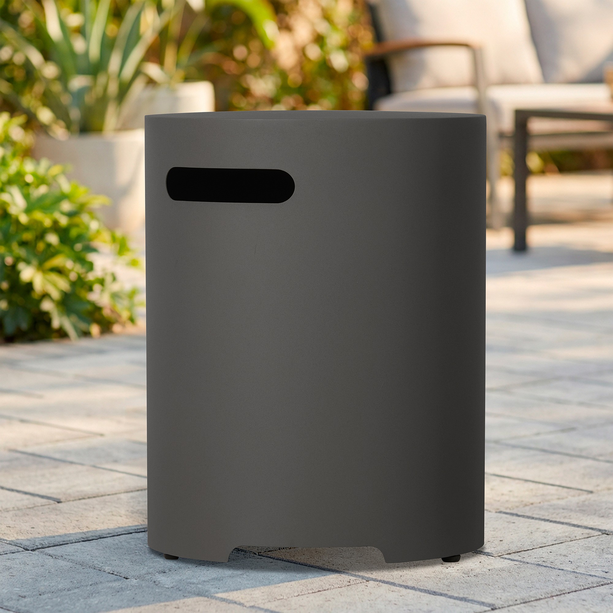 Cardona Round Tank Cover and Side Table Simolary simolary.com