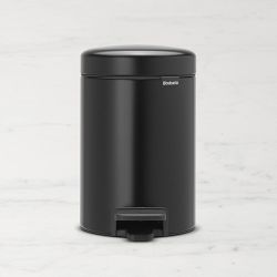 Brabantia newIcon Step On Trash Can, 3L Matte Black