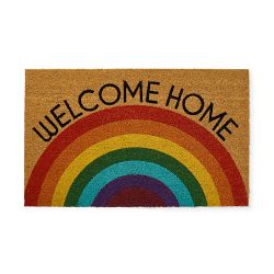Williams Sonoma Welcome Home Rainbow Doormat