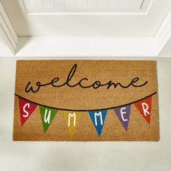 Williams Sonoma Welcome Summer Doormat