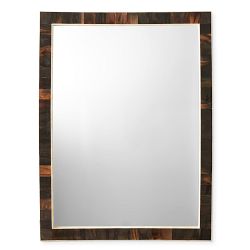 Horn and Bone Mirror, 36" x 48"