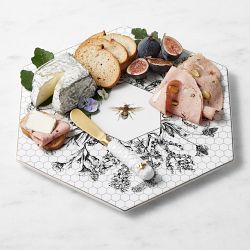 Honeycomb Shaped Cheeseboard and Honeycomb Spreaders