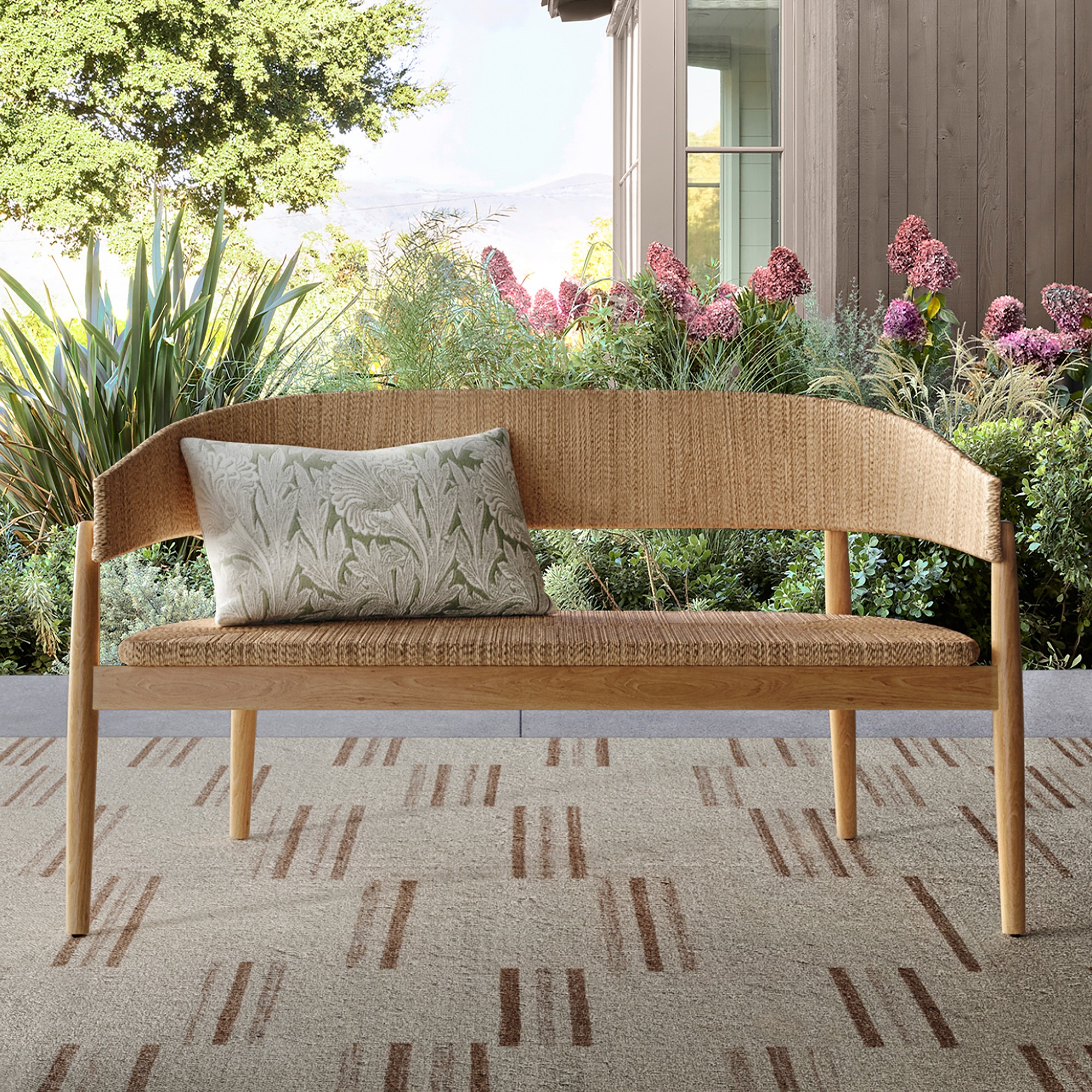 Anders Outdoor Loveseat (53″) Sansujyuku sansujyuku.com