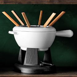 Le Creuset Enameled Cast Iron Fondue Pot, 2.5-Qt.