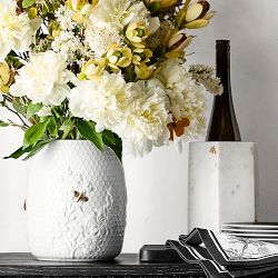 Honeycomb Porcelain Vase