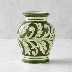 Italian Hand-Painted Tuscany Vase