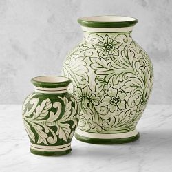 Italian Hand-Painted Tuscany Vase