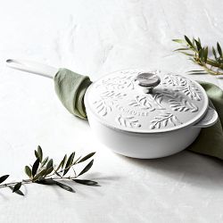 Le Creuset Olive Branch Enameled Cast Iron Saucier, 2.25-Qt.