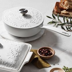 Le Creuset Olive Branch Enameled Cast Iron Saucier, 2.25-Qt.