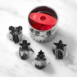 Williams Sonoma Holiday Linzer Cookie Cutters, Set of 4