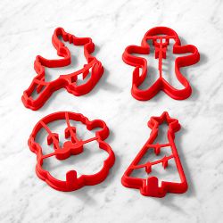 Williams Sonoma Holiday Pancake Molds, Set of 4