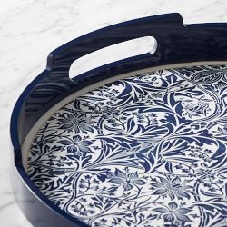 Morris &amp; Co. x Williams Sonoma Bluebell Tea Tray