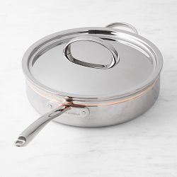 Williams Sonoma Thermo-Clad Copper Pro Saute Pan, 4.5-Qt.