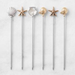 Joanna Buchanan Shell Cocktail Picks, Set of 6