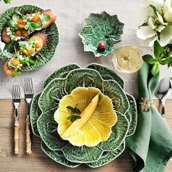 Bordallo Pinheiro Cabbage Chargers | Williams Sonoma