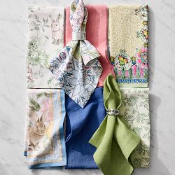 Bunny Toile Napkins, Set of 4