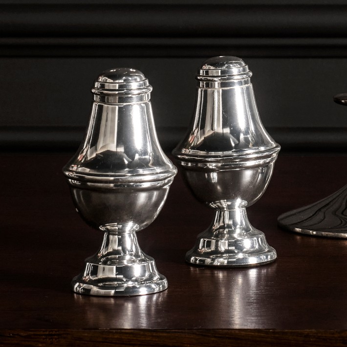 Heirloom Silver Salt & Pepper Shakers | Williams Sonoma