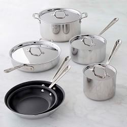 All-Clad D3® Tri-Ply Stainless-Steel Pro Nonstick Fry Pans