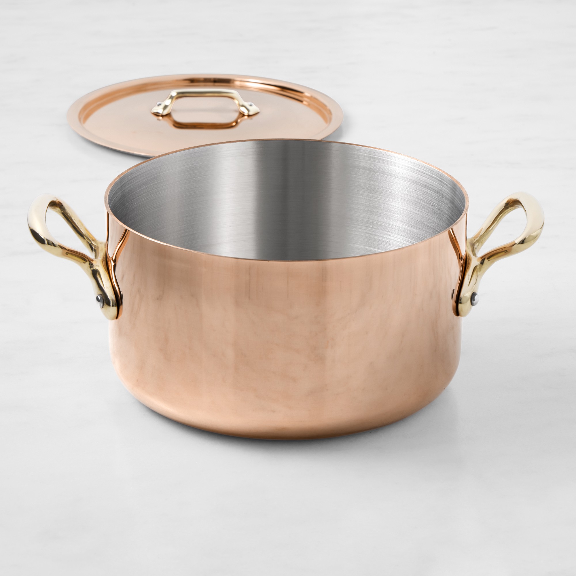 Mauviel M’250B Copper Stew Stockpot, 5-Qt. Sansujyuku sansujyuku.com