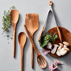 Williams Sonoma Olivewood Locking Tongs