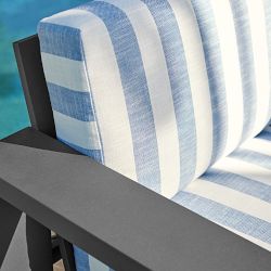 Larnaca Outdoor Slate Grey Metal Club Chair