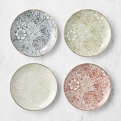 Morris &amp; Co. x Williams Sonoma Bluebell Appetizer Plates, Set of 4